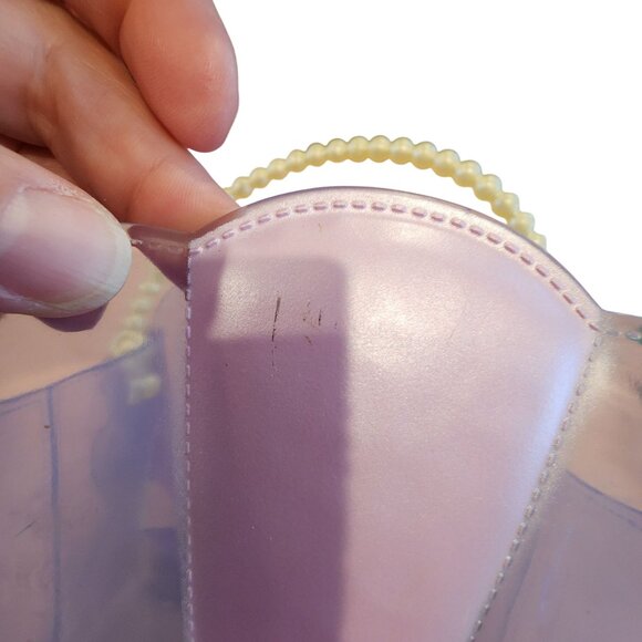 L.O.L. Surprise! Lil Bon Bon Clamshell Purse with a plastic pearl handle. - Picture 3 of 5